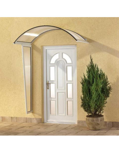 Ścianka boczna 180x53x30 do daszka łukowego z poliwęglanu o głębokości 75 cm