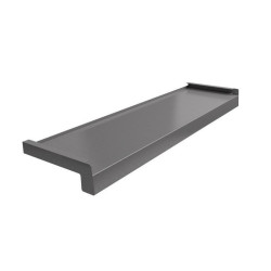Parapet Zewnętrzny Stalowy Okleinowany Standard Grafit