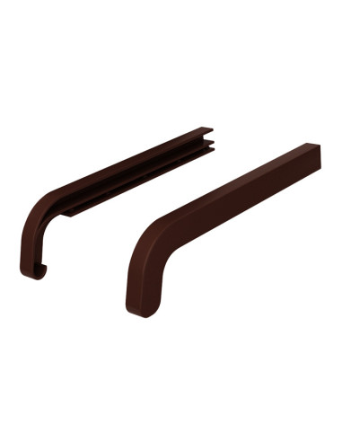 Zakończenia obustronne PCV do parapetu zewnętrznego Softline