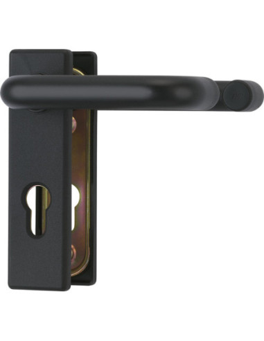 Szyld do drzwi zewnętrznych ABUS KFG prostokątny przeciwpożarowy z pochwytem/klamką