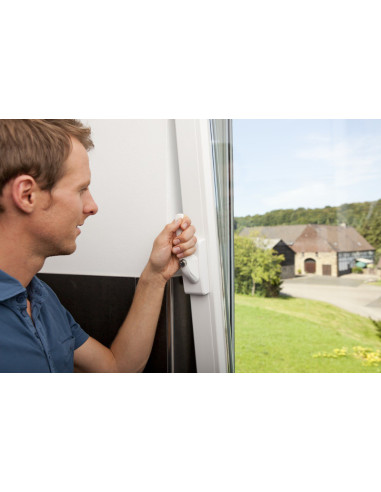 Dodatkowy zamek okienny z klamką ABUS FO 400A z alarmem