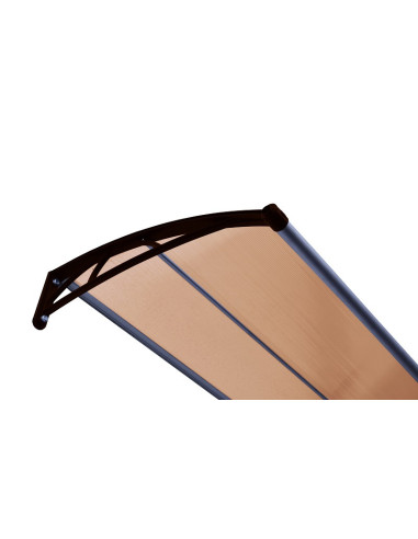 Daszek markiza modułowa Valtellina Gutta z poliwęglanu komorowego