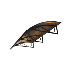 Daszek markizowy RETRO z poliwęglanu komorowego