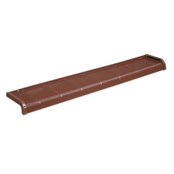 Parapet Zewnętrzny Alupłytka Softline Brąz RAL 8017 seria M
