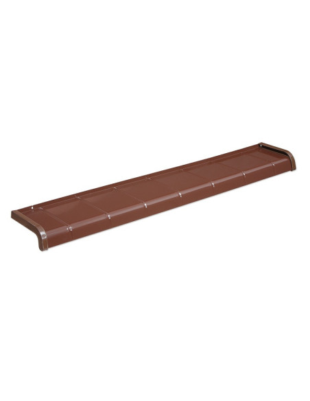 Parapet Zewnętrzny Alupłytka Softline Brąz RAL 8017 seria M
