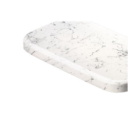 Parapet Wewnętrzny Lakierowany MDF Marmurek Biały 2