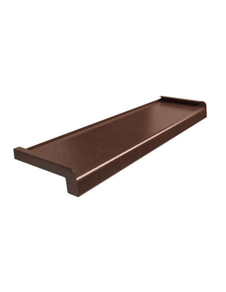 Parapet Zewnętrzny Stalowy Softline Miedź Antyczna