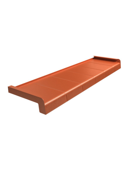 Parapet Zewnętrzny Alupłytka Softline Cegła RAL 8004