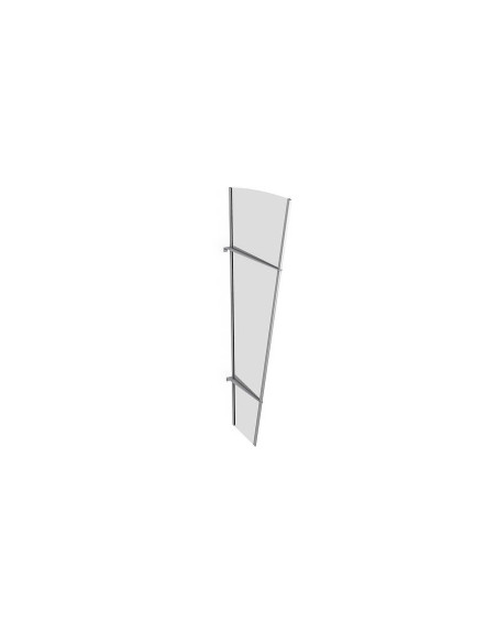 Ścianka Lightline L z akrylu - 167x62x32 cm
