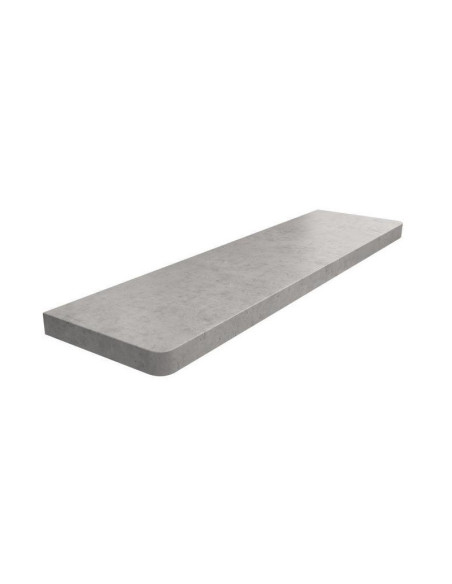 Parapet Wewnętrzny Laminowany MDF Beton Gładki Jasny seria M