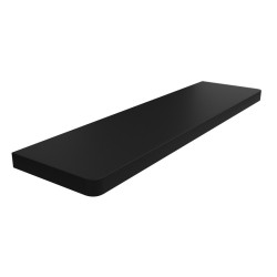 Parapet Wewnętrzny Laminowany MDF Czarny seria M