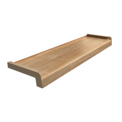 Parapet Zewnętrzny Stalowy Okleinowany Softline Dąb Naturalny