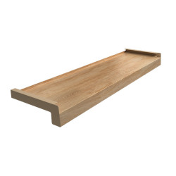 Parapet Zewnętrzny Stalowy Okleinowany Standard Dąb Naturalny