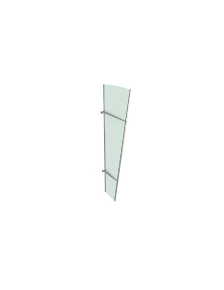 Ścianka Lightline L z akrylu - 167x62x32 cm