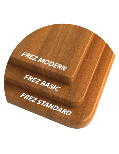 Parapet Wewnętrzny Laminowany MDF Dąb Halifax Biały seria M