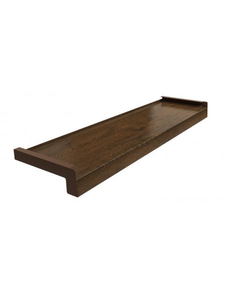 Parapet Zewnętrzny Stalowy Lakierowany Standard Orzech
