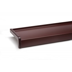 Parapet Zewnętrzny Aluminiowy Standard Brąz RAL 8017 seria J