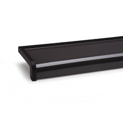 Parapet Zewnętrzny Aluminiowy PERFECT  1,5 mm Softline Brąz RAL 8019 seria J