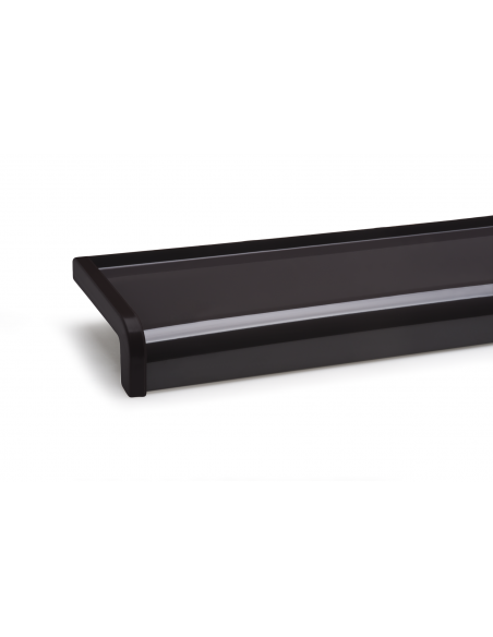 Parapet Zewnętrzny Aluminiowy PERFECT  1,5 mm Softline Brąz RAL 8019 seria J