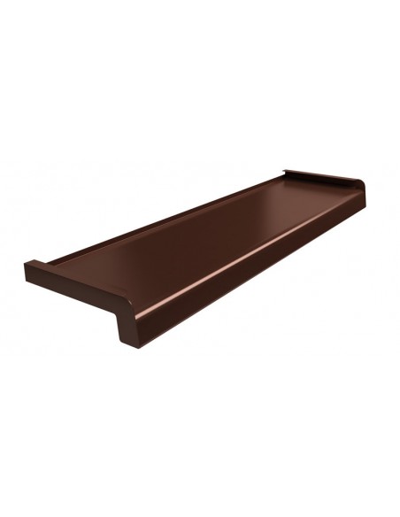 Parapet Zewnętrzny Aluminiowy PERFECT 1,5 mm Softline Brąz RAL 8017 seria J