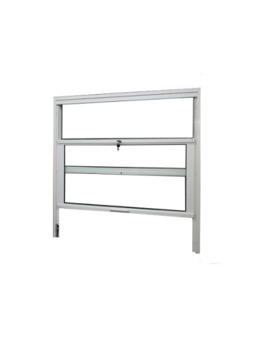 Okno podawcze / kasowe przesuwne w pionie