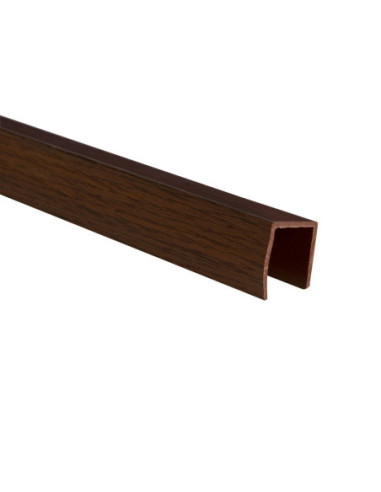 Prowadnica wypukła PCV ciemny dąb - WYPRZEDAŻ