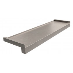 Parapet Zewnętrzny Stalowy Standard Srebrny RAL 7037 piaskowany