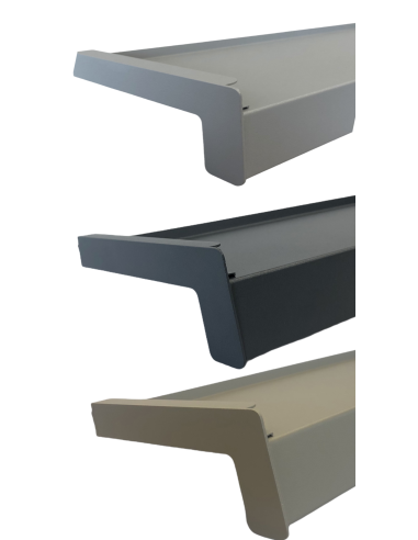 Parapet Zewnętrzny Stalowy Standard RAL 7016 struktura seria J