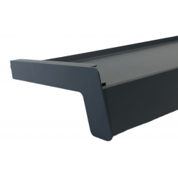 Parapet Zewnętrzny Stalowy Standard RAL 7016 struktura seria J