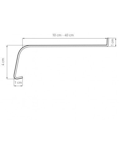 Parapet Zewnętrzny Aluminiowy Softline  RAL 7016 struktura seria J
