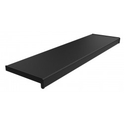 Parapet Wewnętrzny Komorowy PCV Czarny Mat