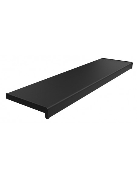 Parapet Wewnętrzny Komorowy PCV Czarny Mat