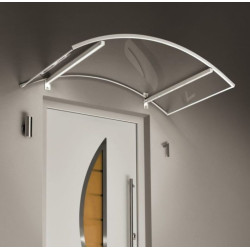 Daszek łukowy Gutta Premium Rondo LED z poliwęglanu 150x90x25 cm