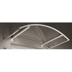 Daszek łukowy Gutta Premium Rondo LED z poliwęglanu 150x90x25 cm 2