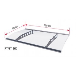 Daszek Gutta SWING PT/ET z akrylu 160x90x22,5 cm 2