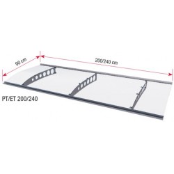 Daszek Gutta SWING PT/ET z akrylu 200x90x22,5 cm 2