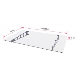 Daszek Gutta HD/LT Glass 140x90x16 cm 2
