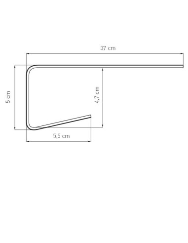 Parapet Wewnętrzny Renowacyjny PCV Standard Orzech