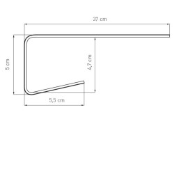 Parapet Wewnętrzny Renowacyjny PCV Standard Marmur 2