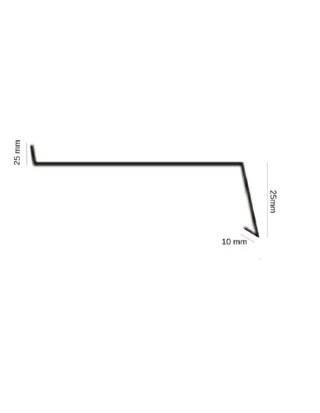 Parapet Zewnętrzny Aluminiowy PREMIUM  1mm Biały RAL 9016