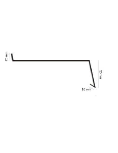 Parapet Zewnętrzny Aluminiowy PREMIUM  1mm Srebrny RAL 9006
