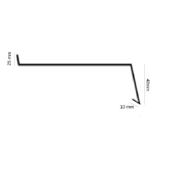 Parapet Zewnętrzny Aluminiowy PREMIUM  1,5mm Biały RAL 9016 2
