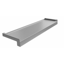Parapet Zewnętrzny Aluminiowy PREMIUM  1,5mm Srebrny RAL 9006