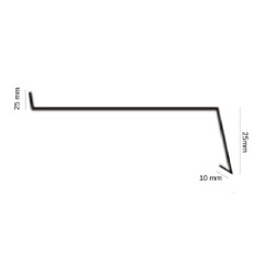 Parapet Zewnętrzny Aluminiowy PREMIUM 2mm  Antracyt RAL 7016 2