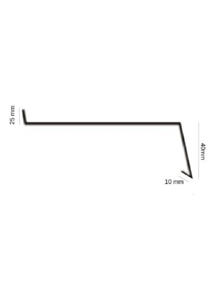 Parapet Zewnętrzny Aluminiowy PREMIUM 2mm  Antracyt RAL 7016