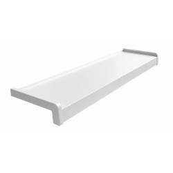 parapet zewnętrzny biały