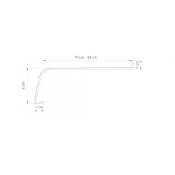 Parapet Zewnętrzny Alupłytka Softline Biały RAL 9016 seria J 2