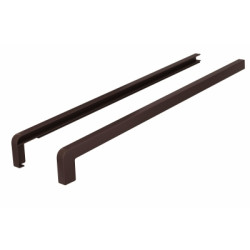 Zakończenia obustronne ABS 550 mm do parapetu zewnętrznego Standard 2