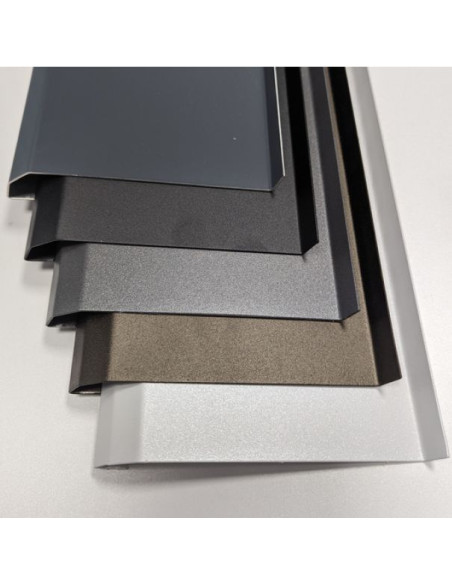 Parapet Zewnętrzny Stalowy External Contour  RAL 9007