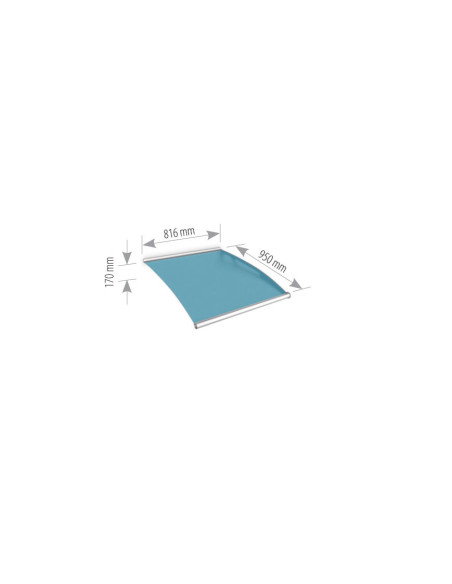 Daszek modułowy Lightline L 81,6x95x16 cm moduł przedłużeniowy